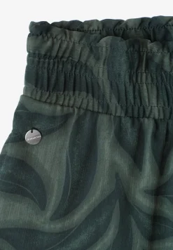 Knielange chiffonrok met volants