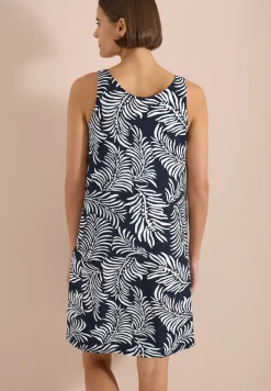 Knielange jersey jurk met print