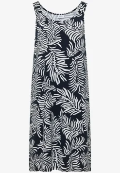 Knielange jersey jurk met print
