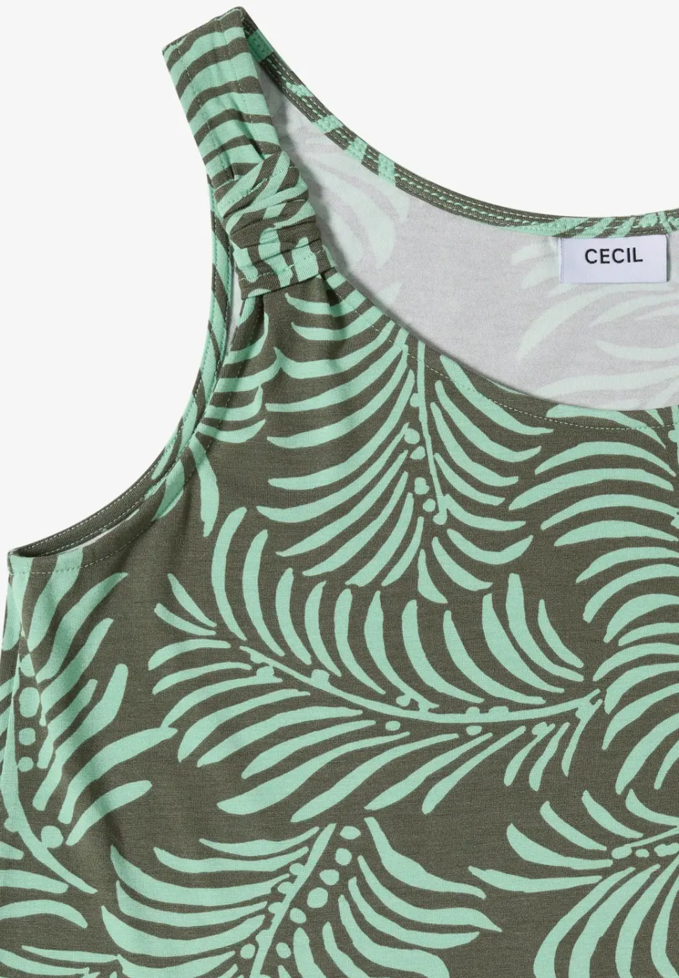 Knielange jersey jurk met print