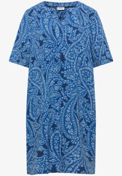 Knielange jurk met paisleypatroon