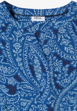 Knielange jurk met paisleypatroon
