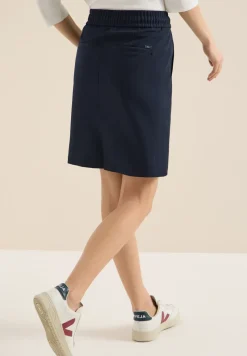 Knielange rok met glitterdetails