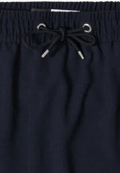 Knielange rok met glitterdetails