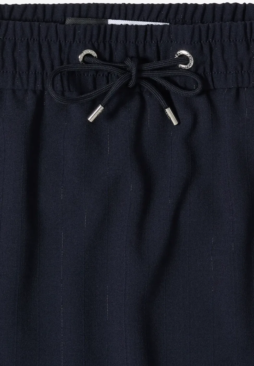 Knielange rok met glitterdetails