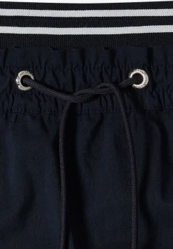 Knielange rok met streepdetail