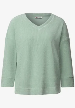 Knus shirt met V-hals