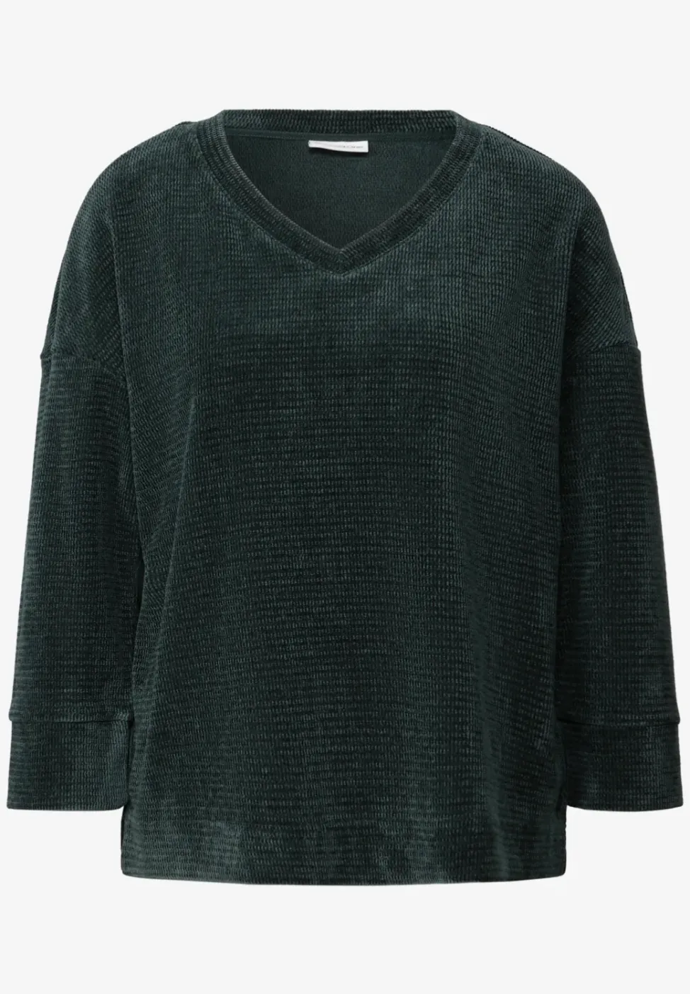 Knus shirt met V-hals