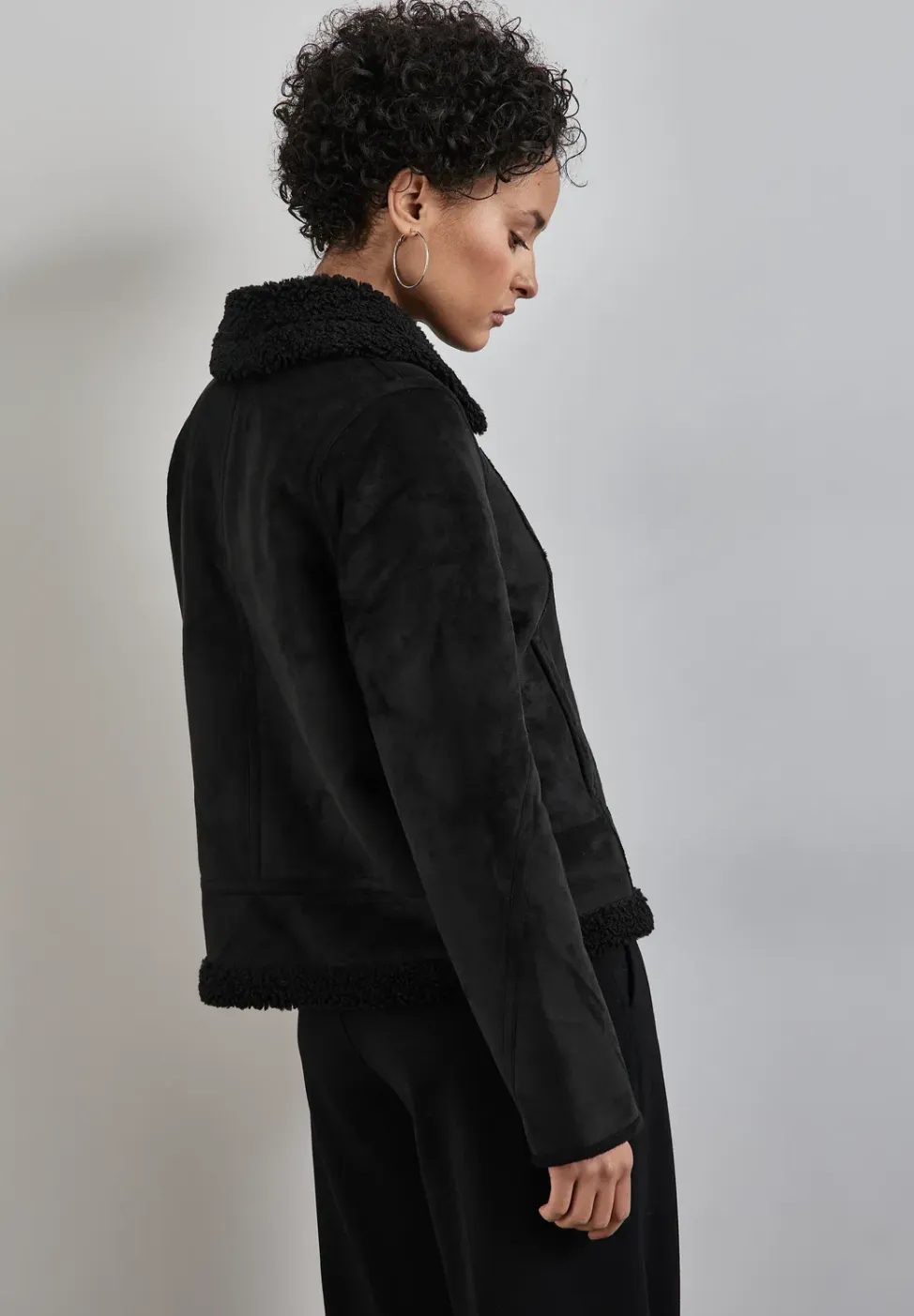 Kort jack met teddybont
