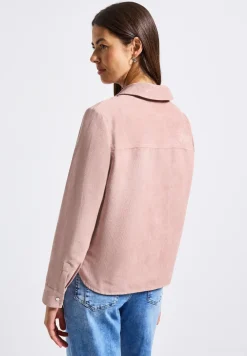 Kort mini corduroy overhemd
