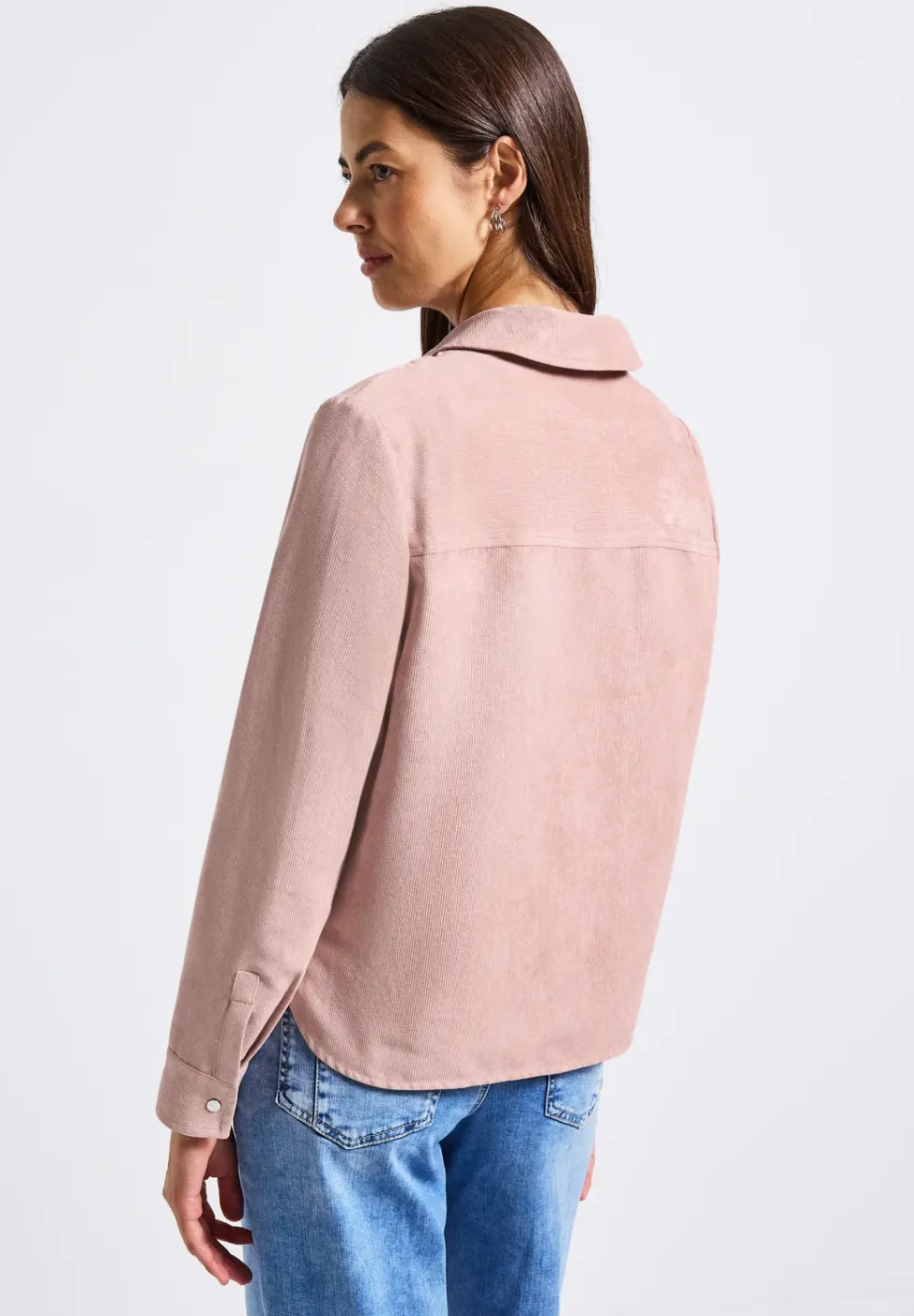 Kort mini corduroy overhemd