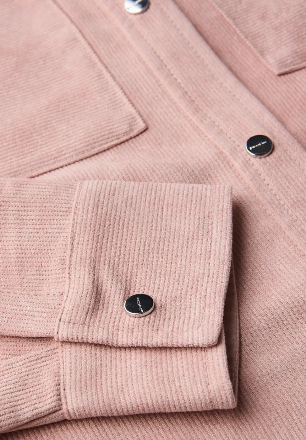Kort mini corduroy overhemd