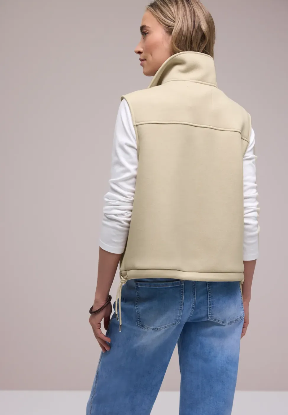 Kort vest met trekkoord