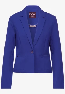 Korte blazer met structuur