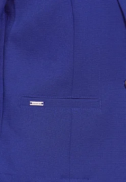 Korte blazer met structuur