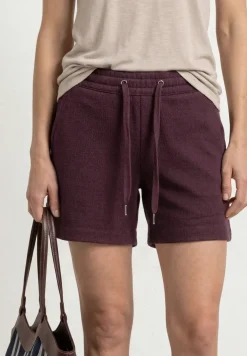 Korte broek met structuur in Loose Fit