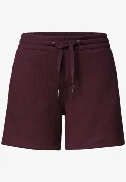 Korte broek met structuur in Loose Fit