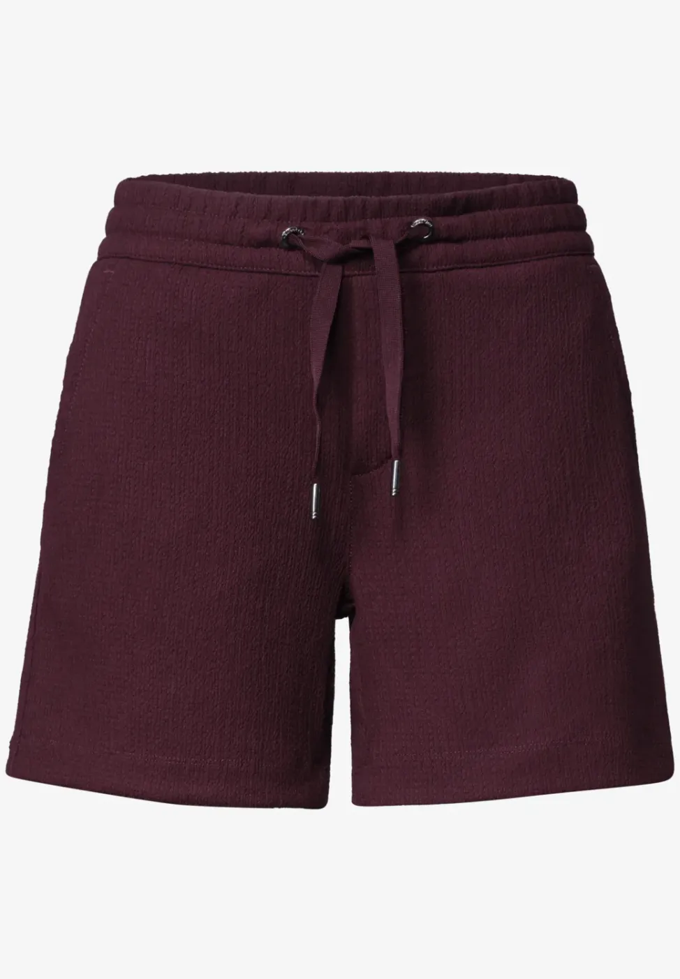 Korte broek met structuur in Loose Fit