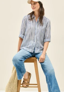 Korte overhemdblouse