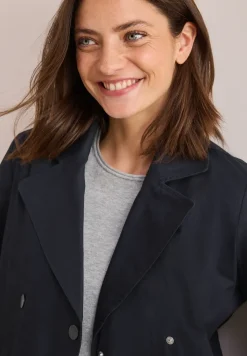 Korte trenchcoat