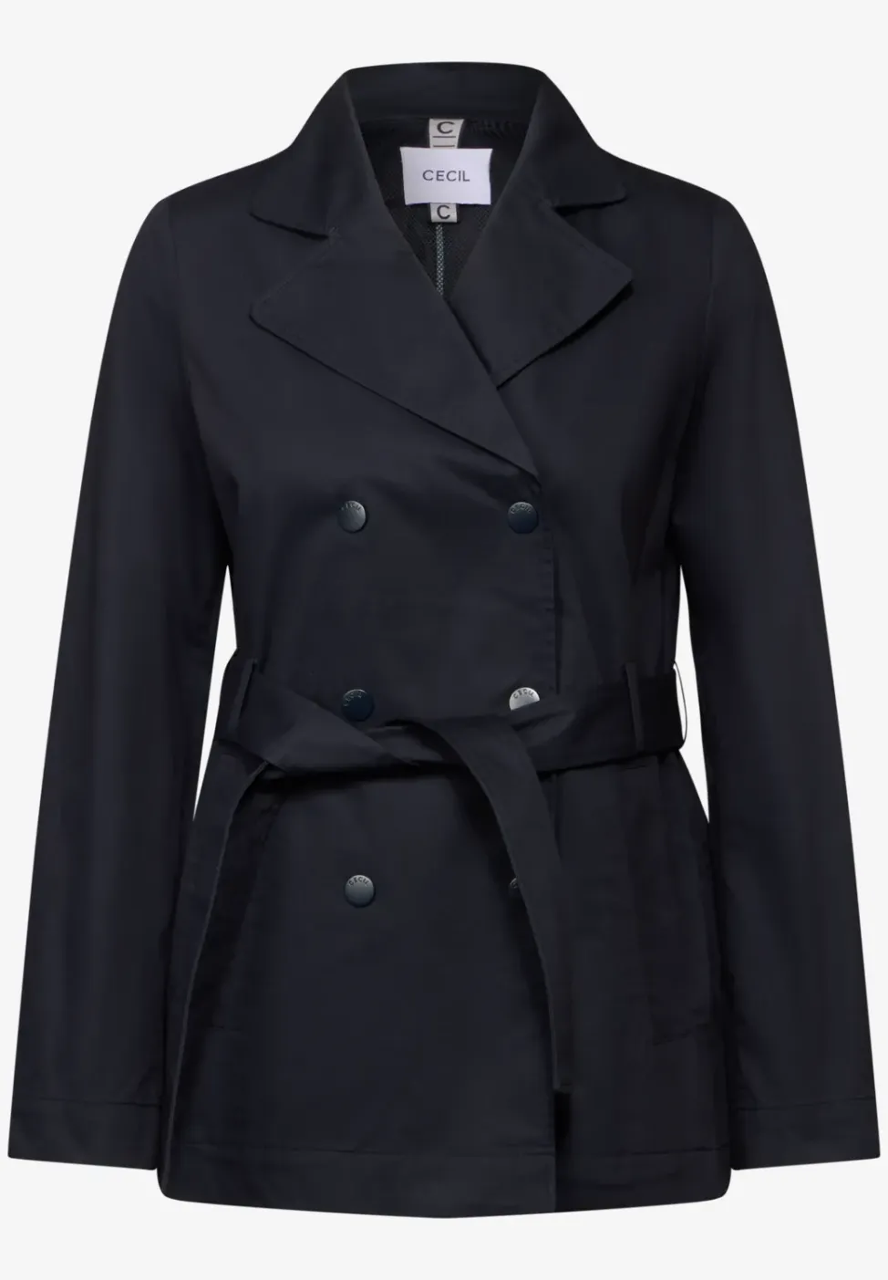 Korte trenchcoat
