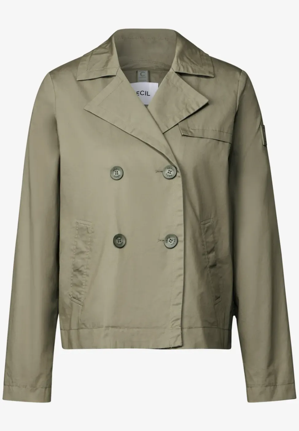 Korte trenchcoat