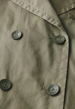 Korte trenchcoat