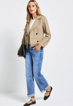 Korte trenchcoat