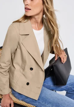 Korte trenchcoat