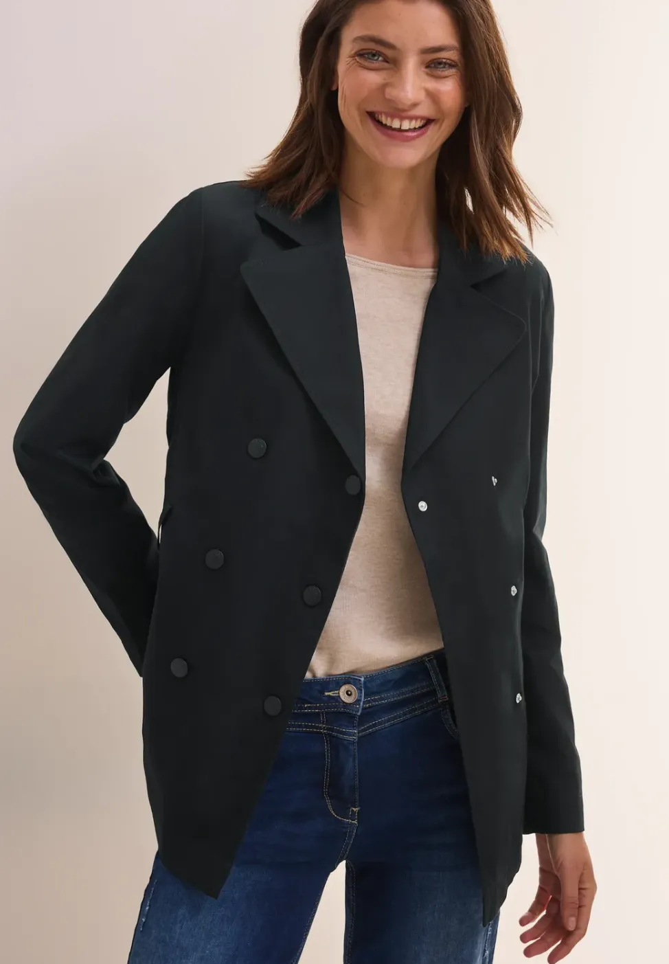 Korte trenchcoat