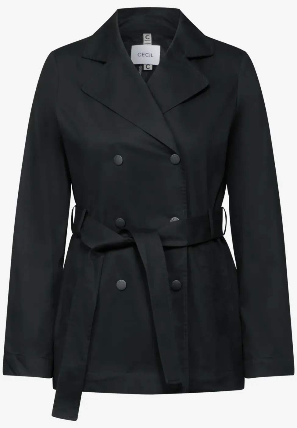 Korte trenchcoat