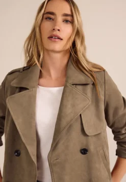 Korte trenchcoat