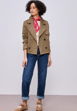 Korte trenchcoat