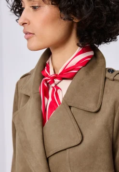 Korte trenchcoat