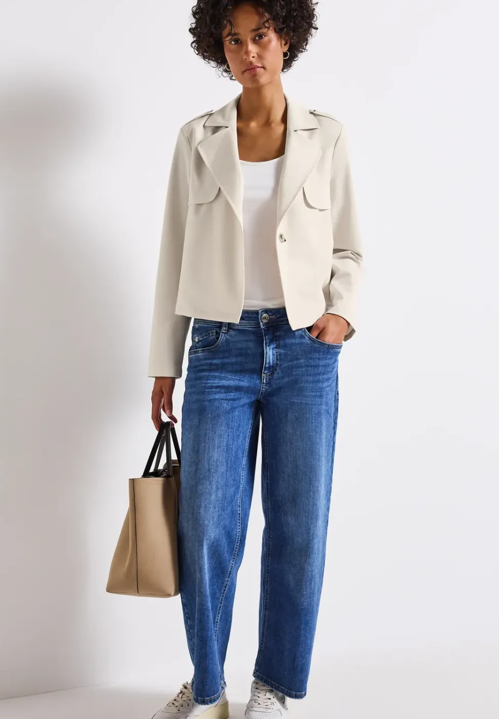 Korte trenchcoat