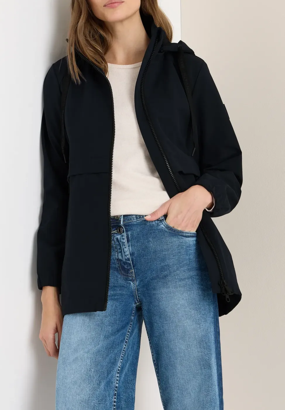 Korte trenchcoat