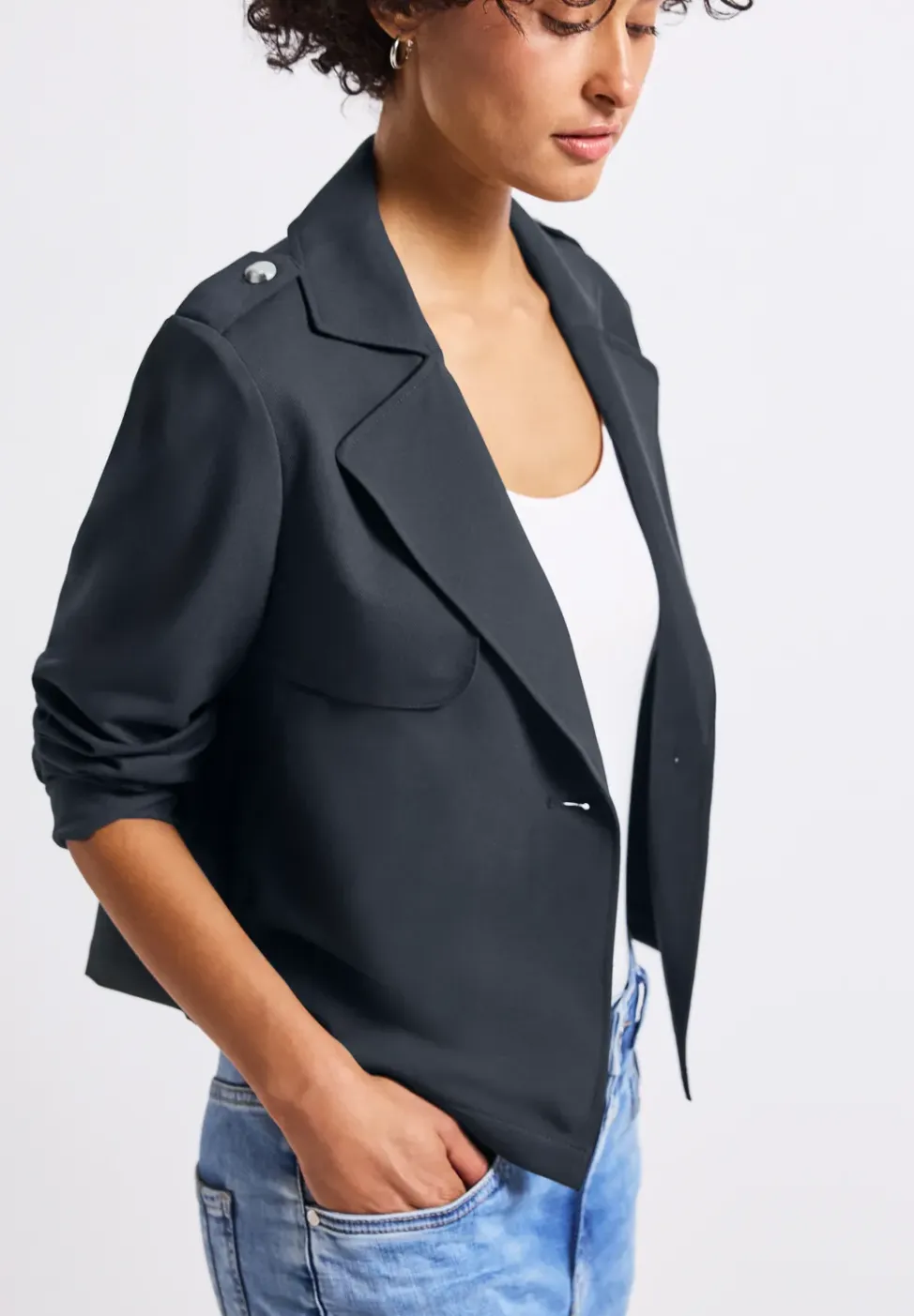 Korte trenchcoat