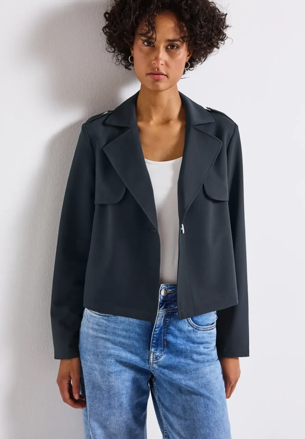 Korte trenchcoat