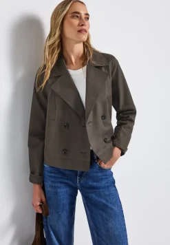 Korte trenchcoat