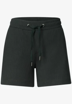 Korte broek met structuur in Loose Fit