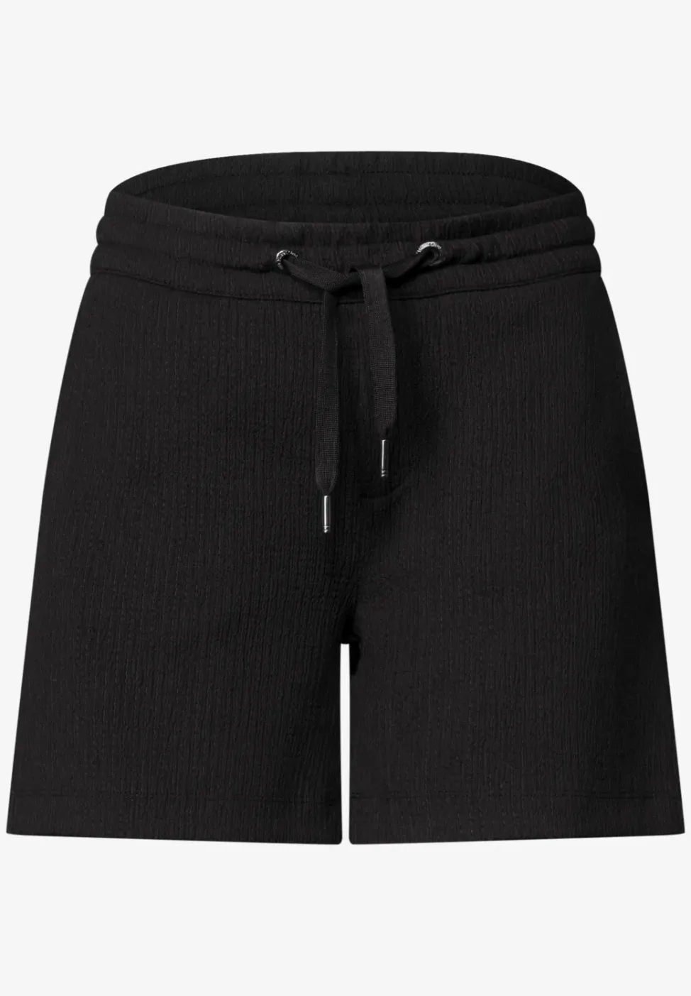 Korte broek met structuur in Loose Fit