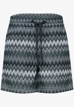 Korte broek met zigzagpatroon