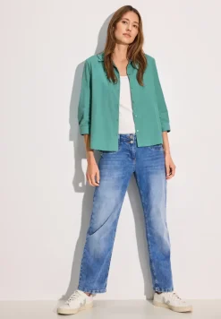 Korte corduroy blouse