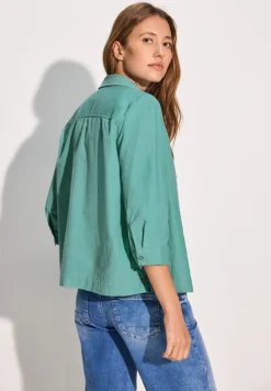 Korte corduroy blouse
