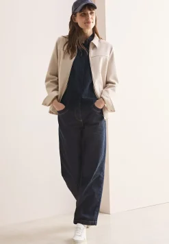 Korte gestructureerde blouse