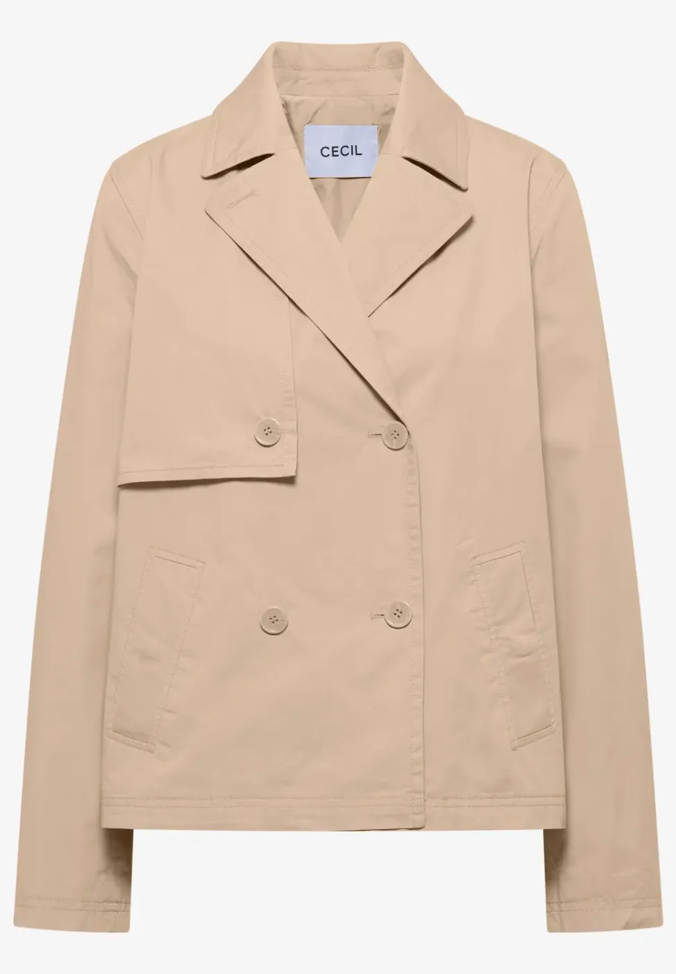 Korte trenchcoat