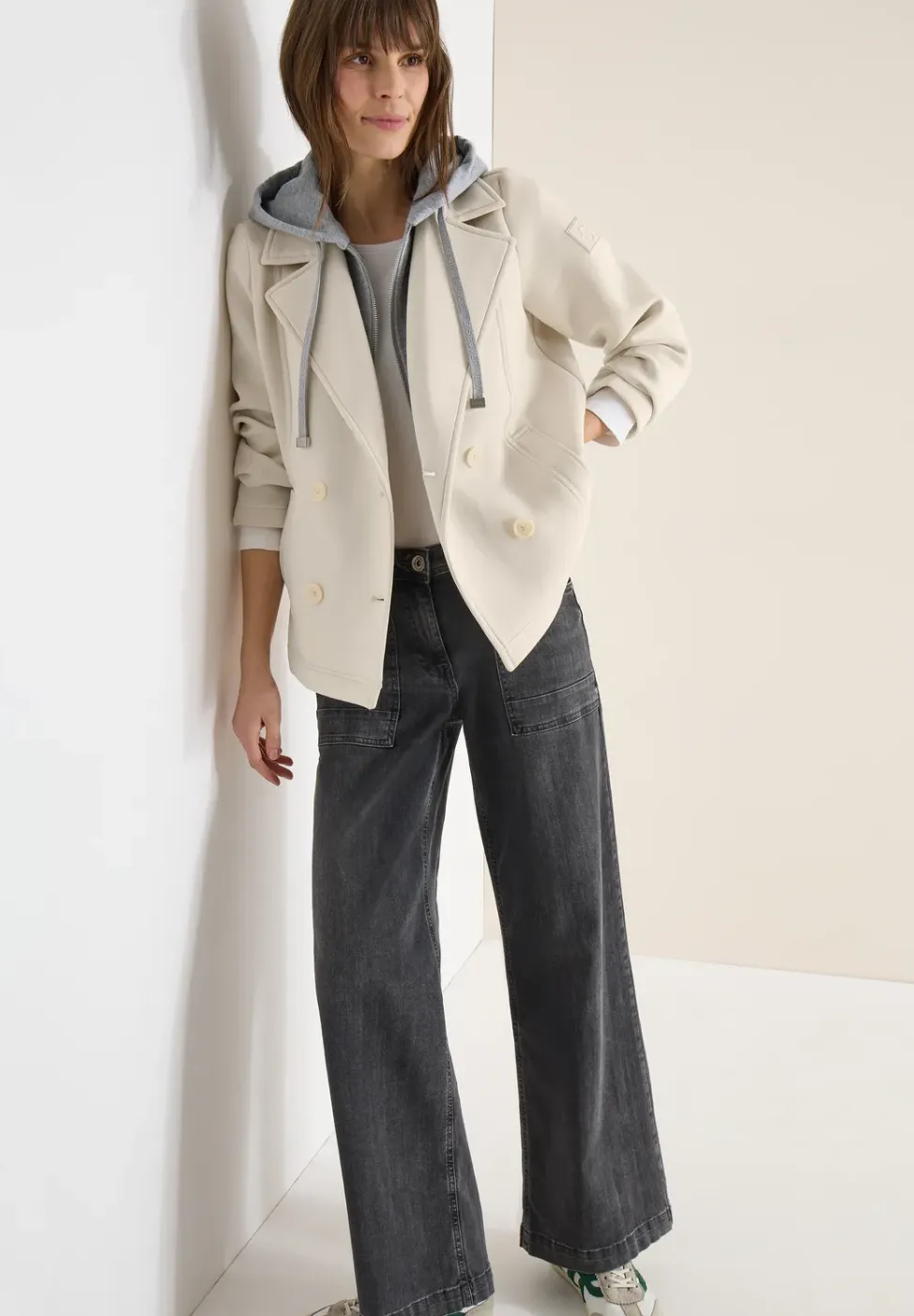 Korte trenchcoat