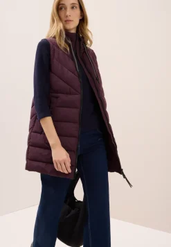 Lang gewatteerd vest