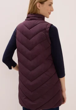 Lang gewatteerd vest