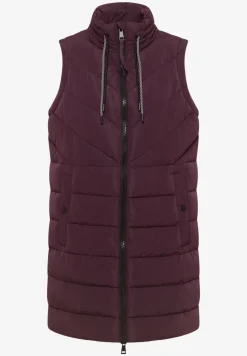 Lang gewatteerd vest